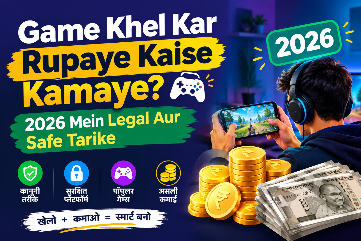 Game Khel Kar Rupaye Kaise Kamaye